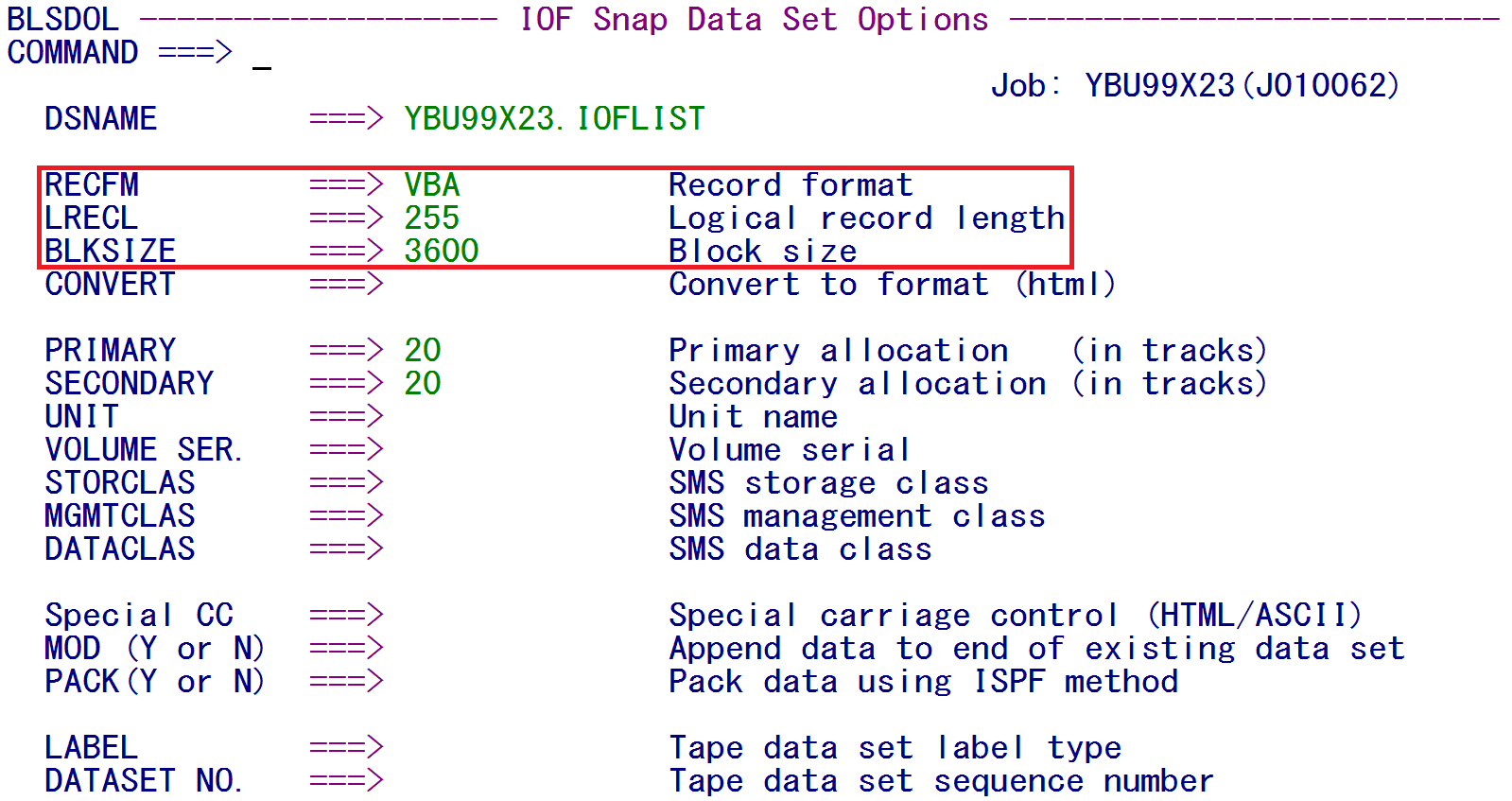 050 - iof snap data set options.png