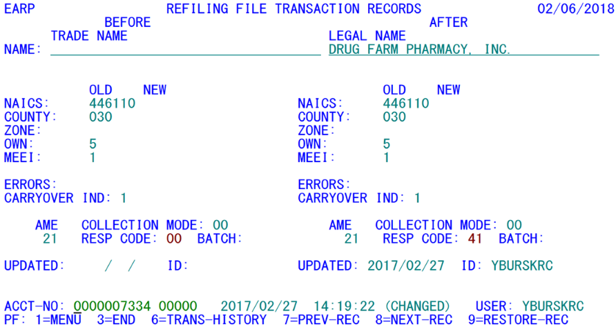 Earp - refiling file transaction records.png