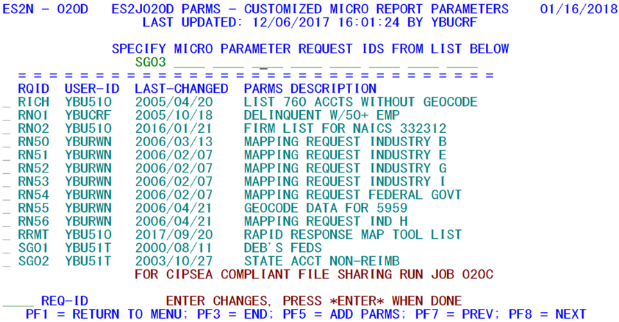Es2n - customized micro report parameters.png